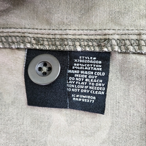 Anthropologie Sanctuary Safari Utility Jacket in Green Camo Size Small - Picture 8 of 12